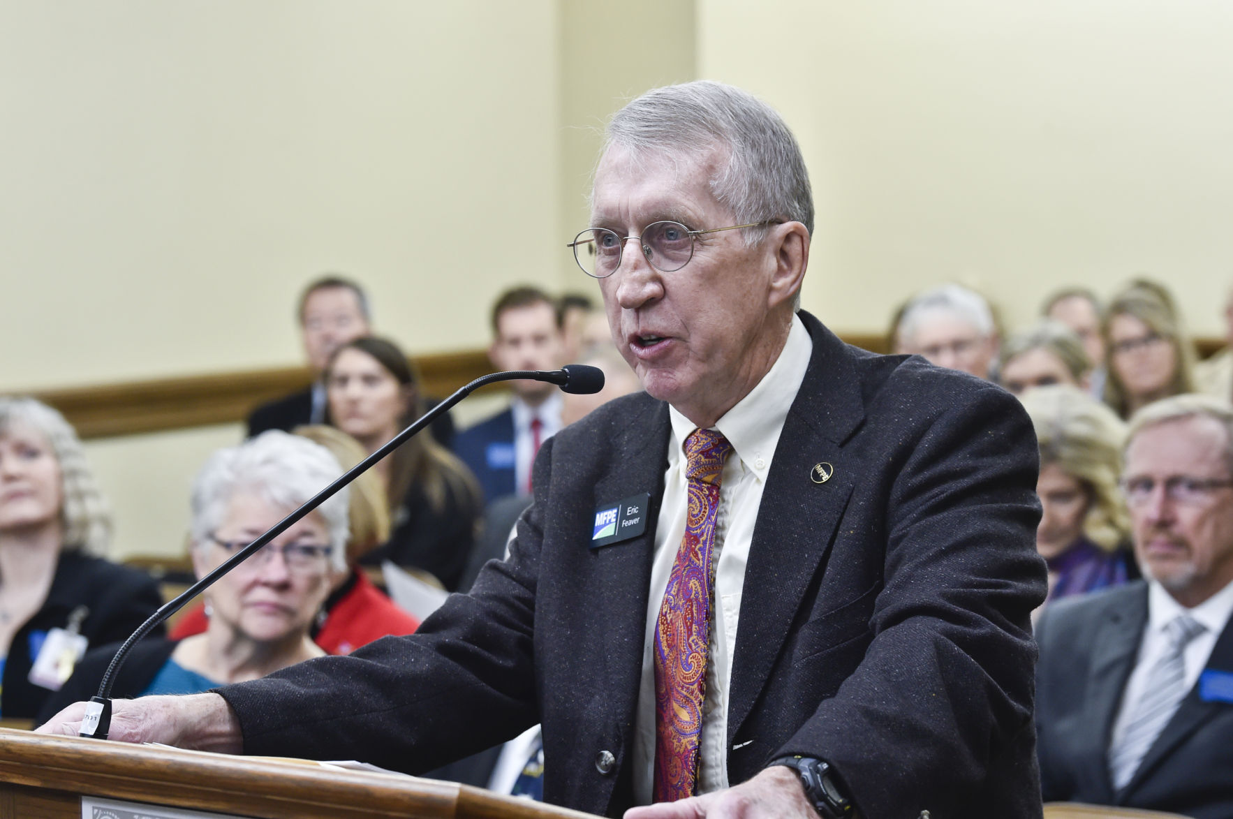 Eric Feaver, president of the MEA-MFT
